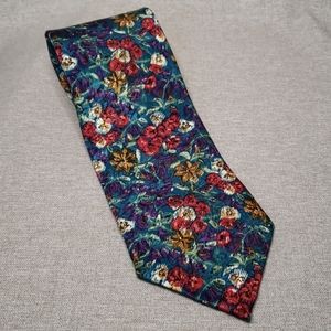 Christian Dior Monsieur Vibrant Floral Vintage Tie